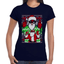 Playera Santa Deadpool Navidad Algodón Premium #1140