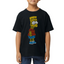 Playera de Niño Bart Los Simpsons Letras Algodón Premium #0002452
