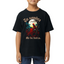 Playera de Niño Santa Muerte Tu Sombra me da Fuerza Algodón Premium #0002570