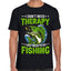 Playera La Pesca es Terapia Algodón Premium #0002888
