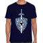 Playera Escudo Hyliano La Leyenda de Zelda Algodón Premium #0003129