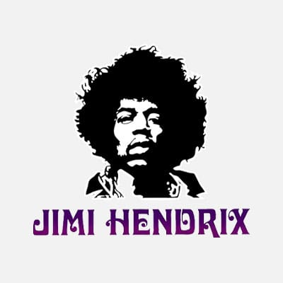 Playeras gorras tazas sudaderas posters de Jimi Hendrix