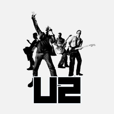 Playeras gorras tazas sudaderas posters de U2