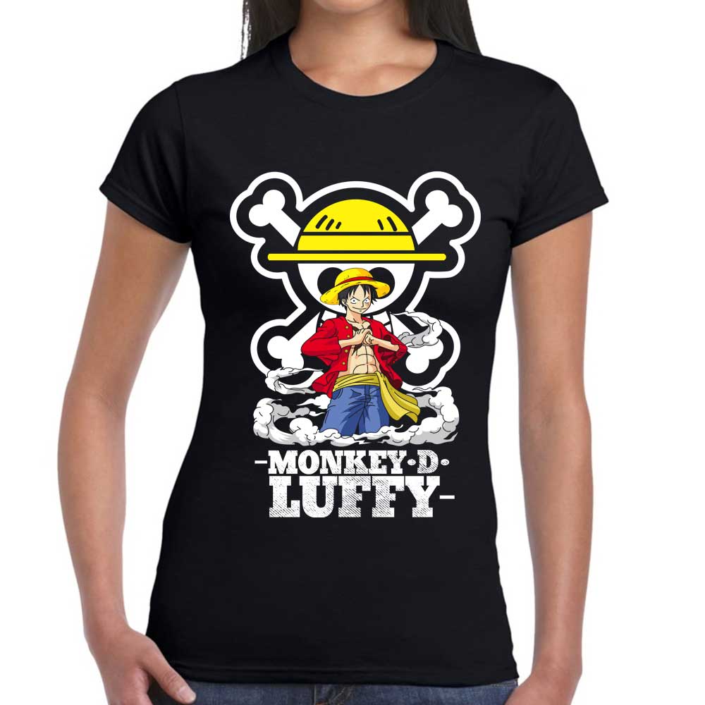 Playera Luffy One Piece Algodón Premium #46