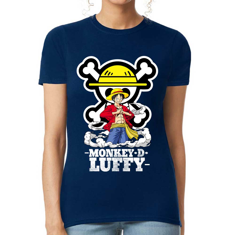 Playera Luffy One Piece Algodón Premium #46