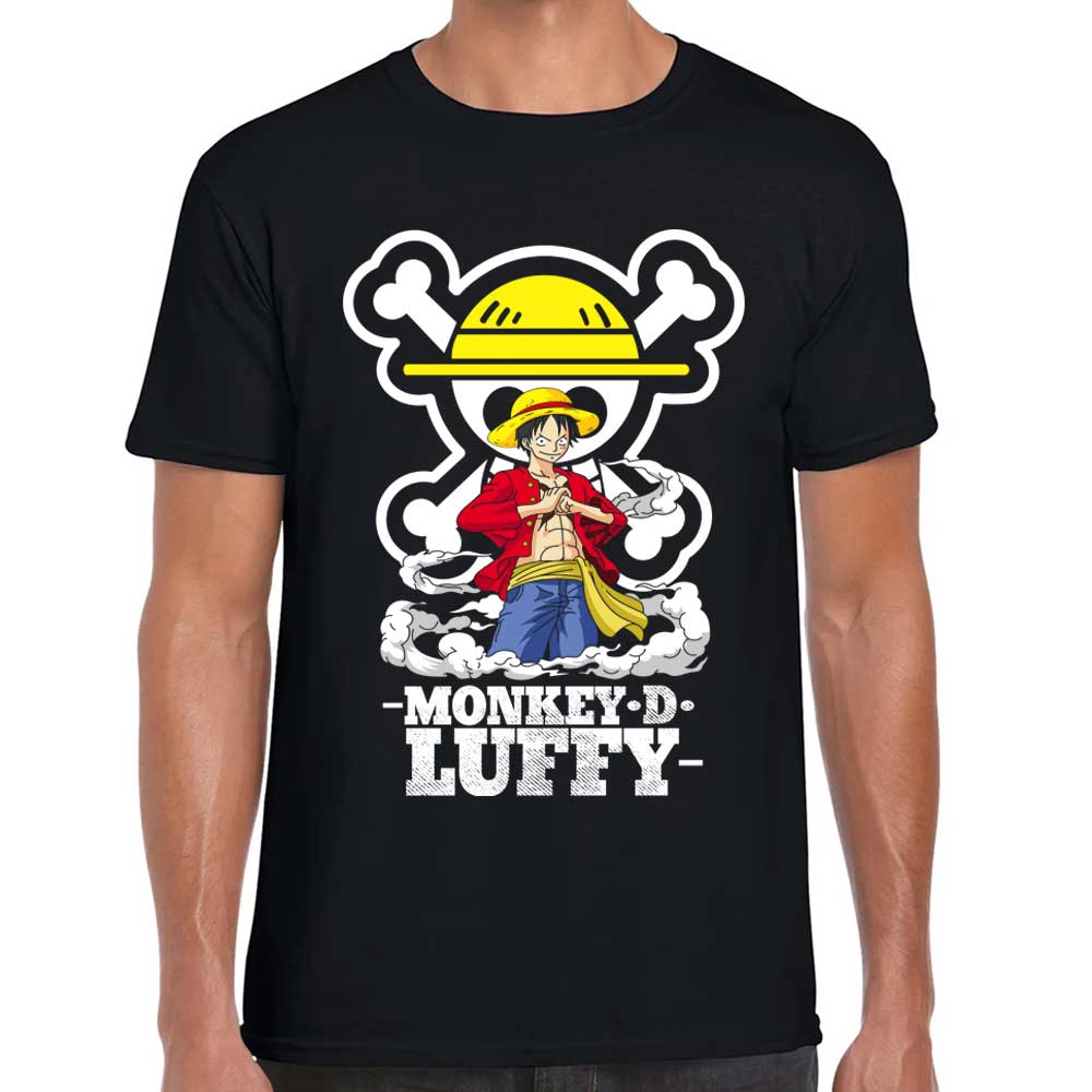 Playera Luffy One Piece Algodón Premium #46