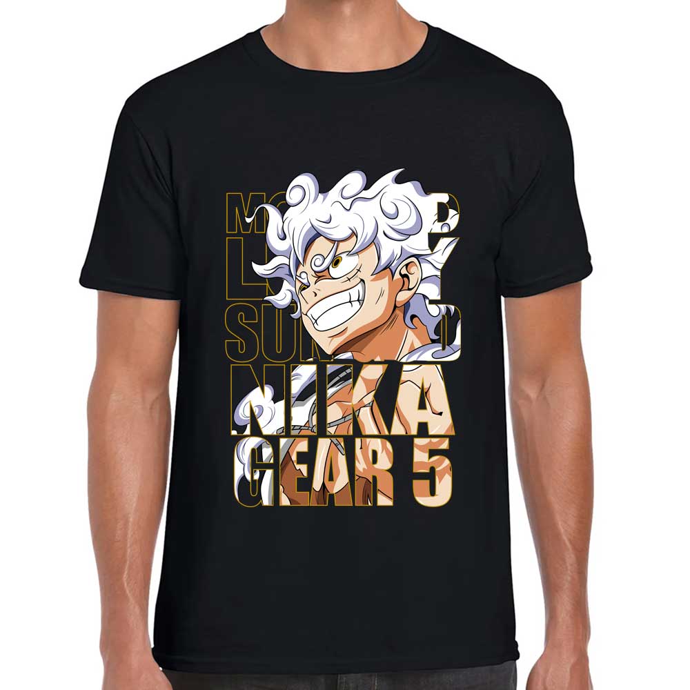 Playera Luffy Gear 5 One Piece Algodón Premium #49 Imagen principal del producto