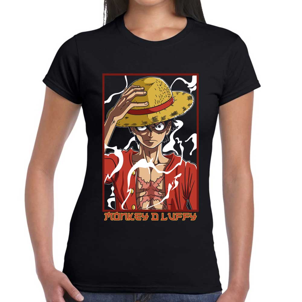 Playera Luffy One Piece Algodón Premium #53