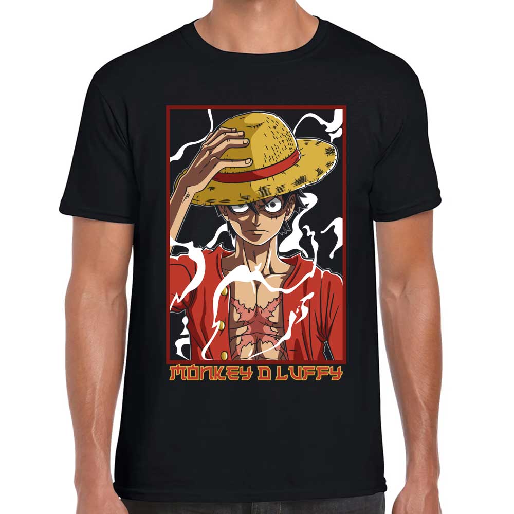 Playera Luffy One Piece Algodón Premium #53