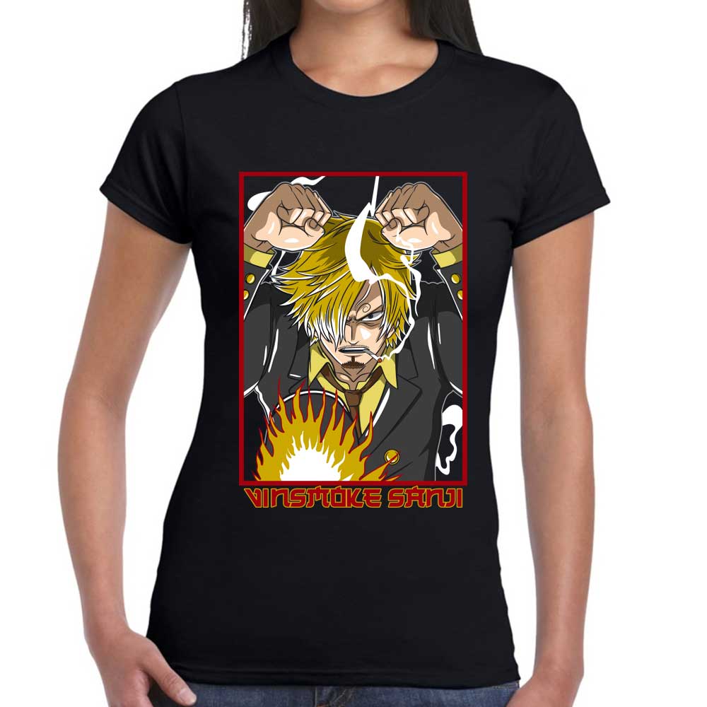 Playera Vinsmoke Sanji One Piece Algodón Premium #92
