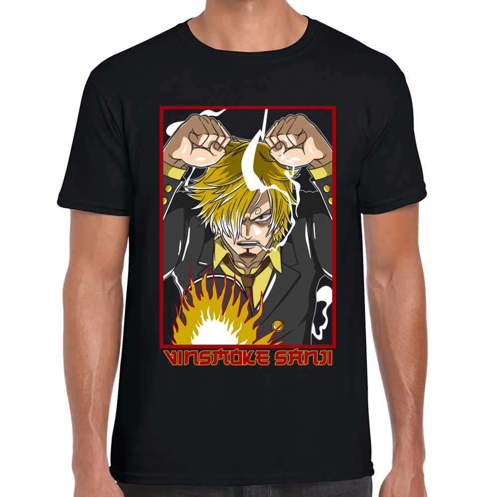 Playera Vinsmoke Sanji One Piece Algodón Premium #92