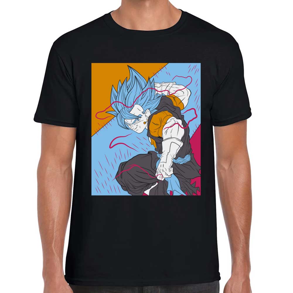 Playera Vegeta Super Saiyan Blue Dragon Ball Algodón Premium #144