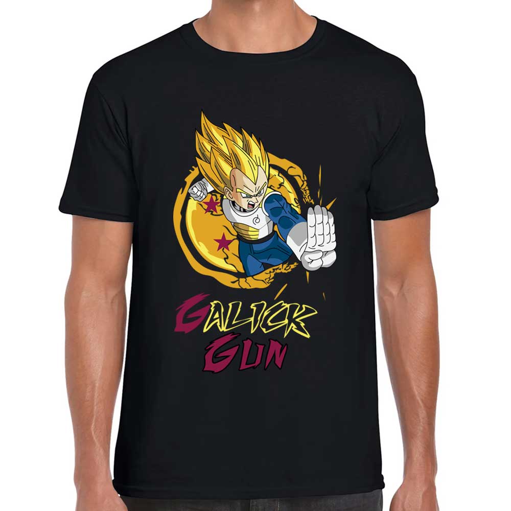 Playera Vegeta Galin Gun Dragon Ball Algodón Premium #153