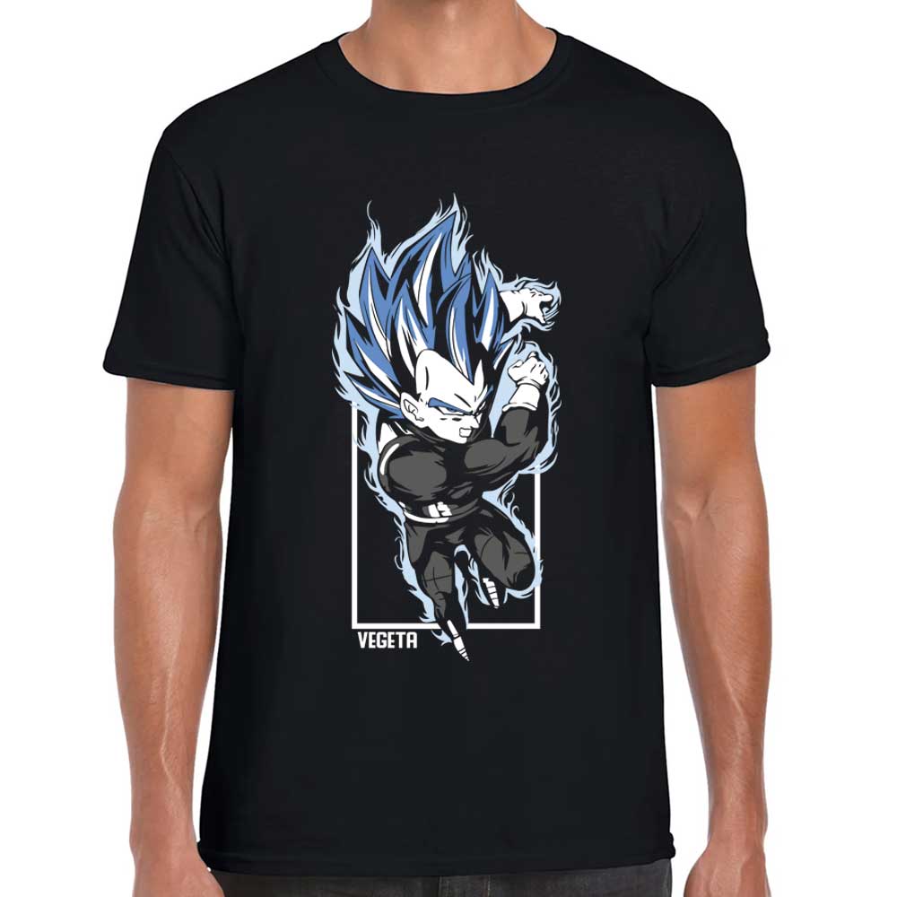Playera Vegeta Dragon Ball Algodón Premium #154