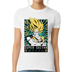 Playera Goku Super Saiyan Dragon Ball Algodón Premium #155