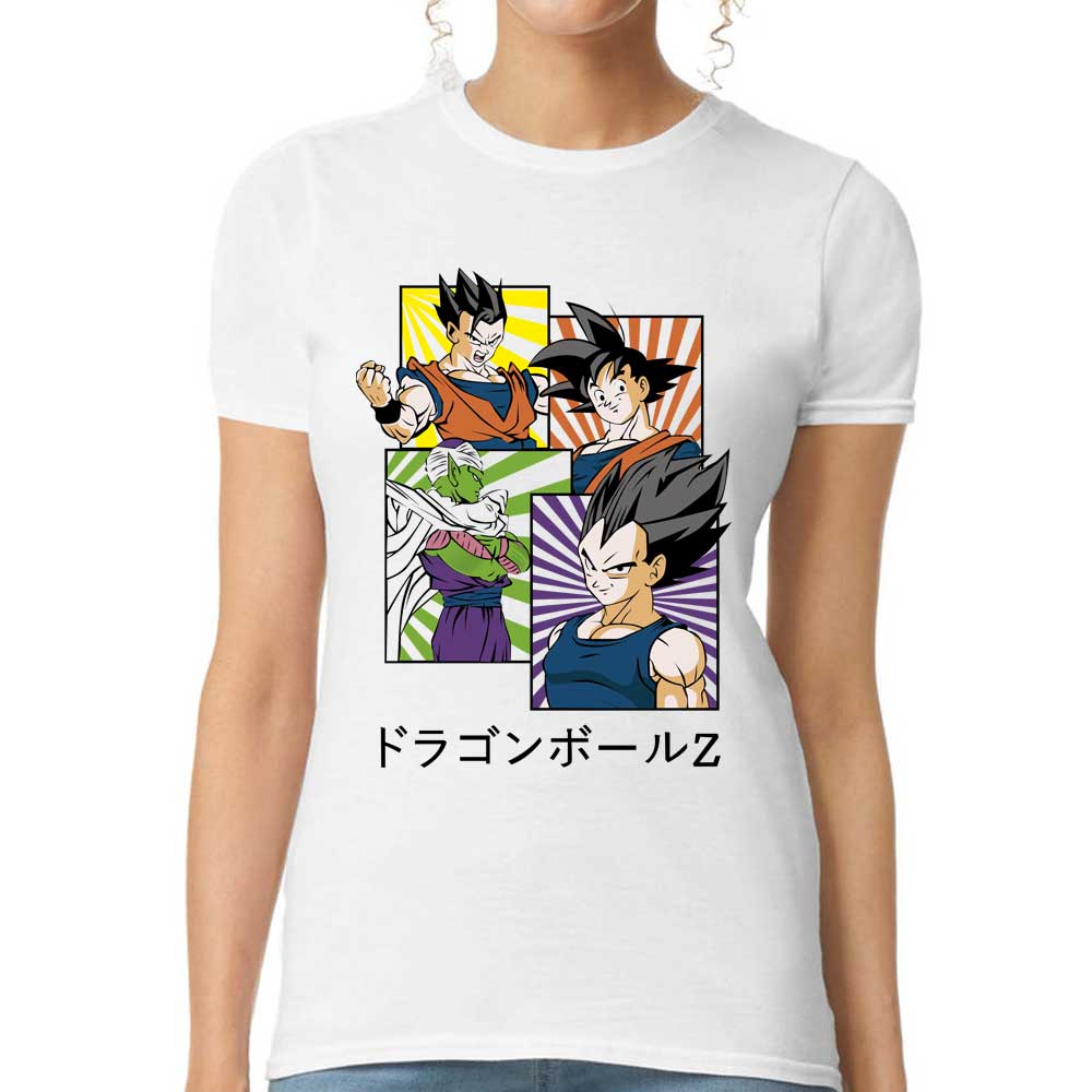 Playera Goku y Personajes Dragon Ball Algodón Premium #156
