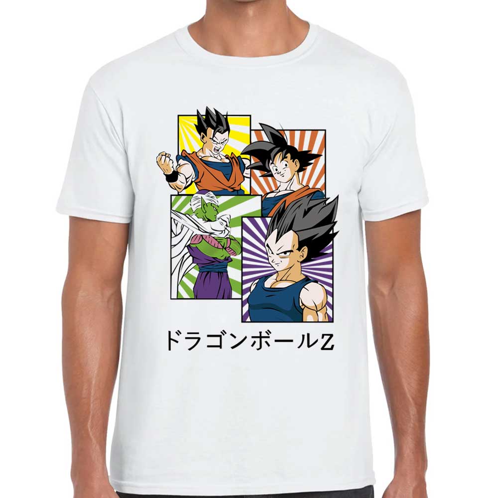 Playera Goku y Personajes Dragon Ball Algodón Premium #156