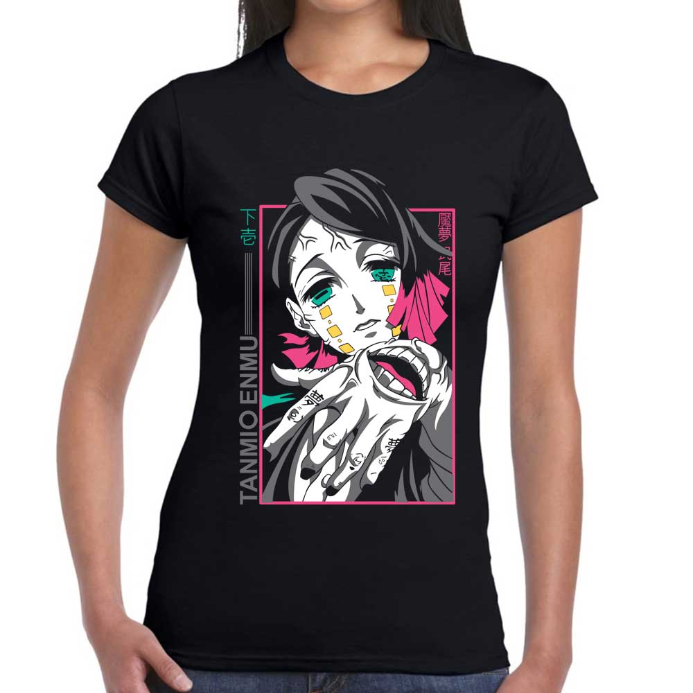 Playera Luna Inferior Tanmio Emmu Demon Slayer Algodón Premium #161