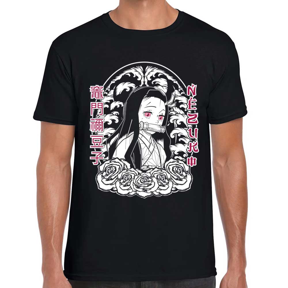 Playera Nezuko Demon Slayer Algodón Premium #163 Imagen principal del producto
