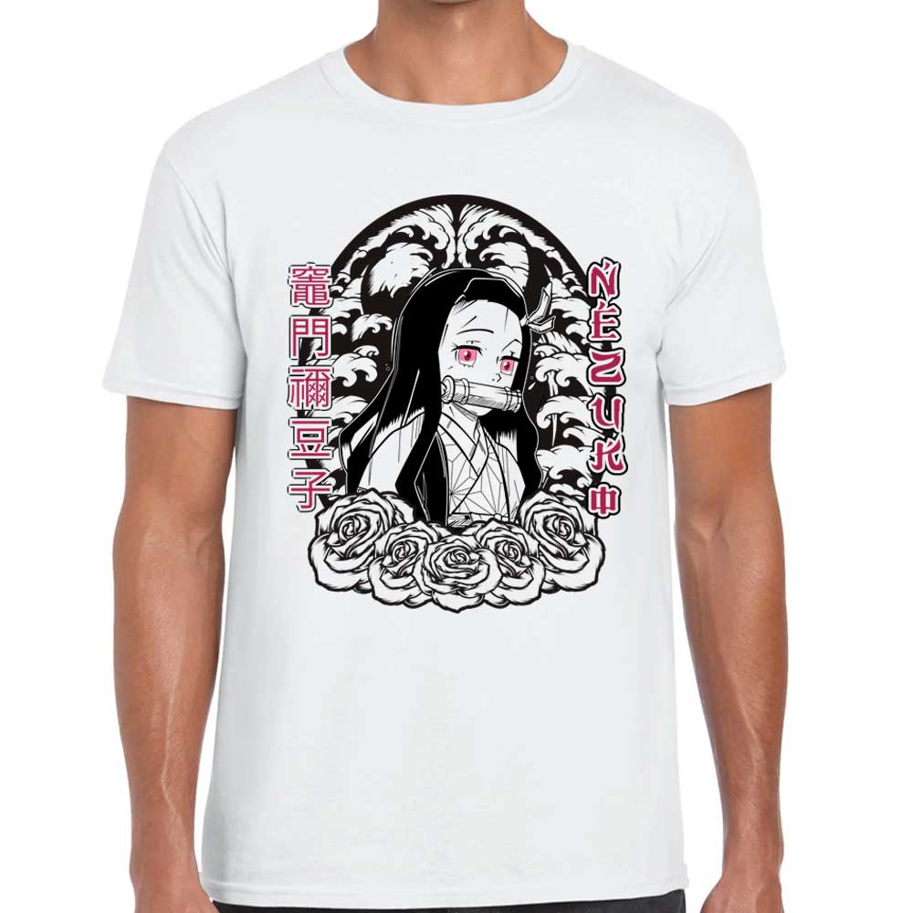 Playera Nezuko Demon Slayer Algodón Premium #163