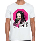 Playera Nezuko Kamado Demon Slayer Algodón Premium #165
