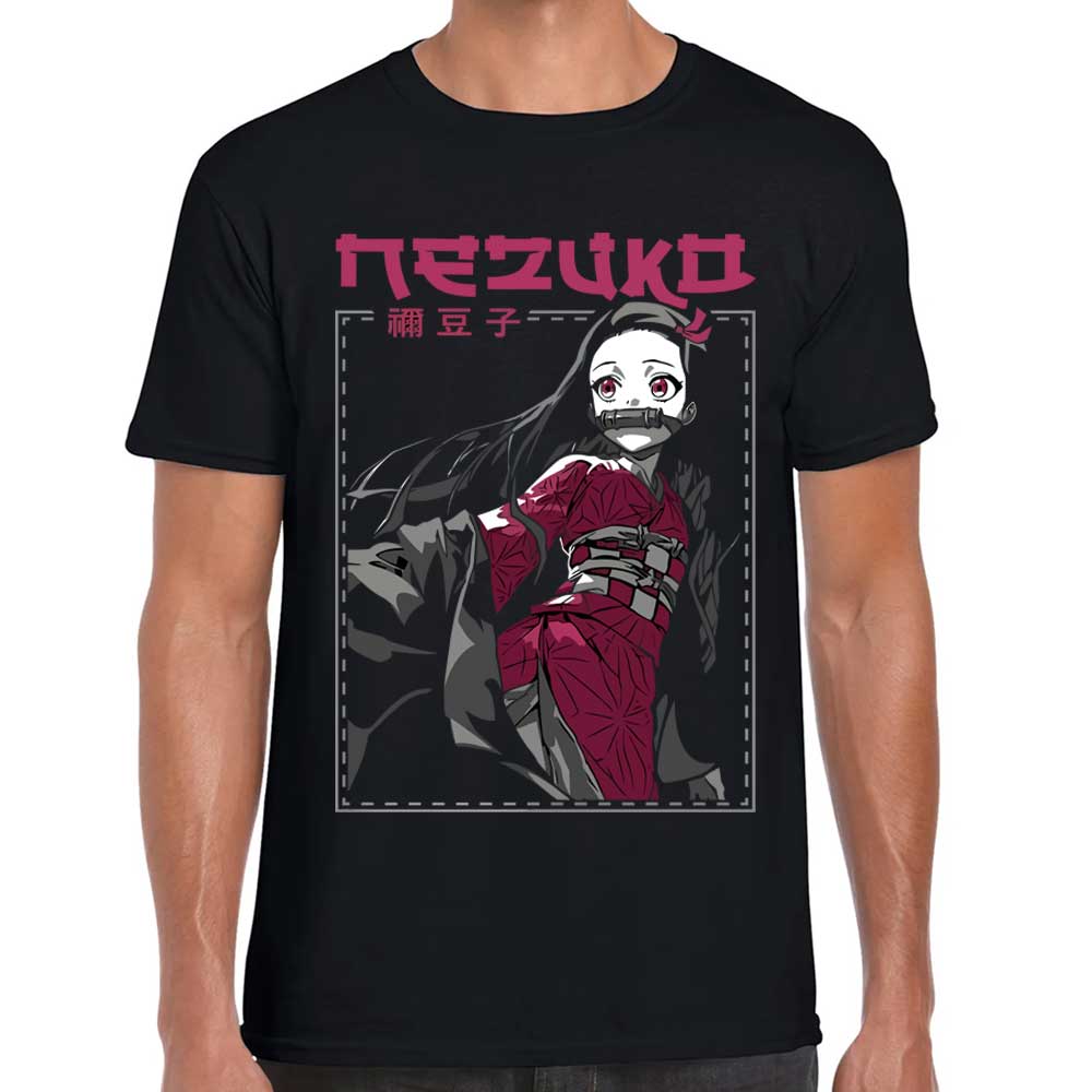 Playera Nezuko Demon Slayer Algodón Premium #168 Imagen principal del producto