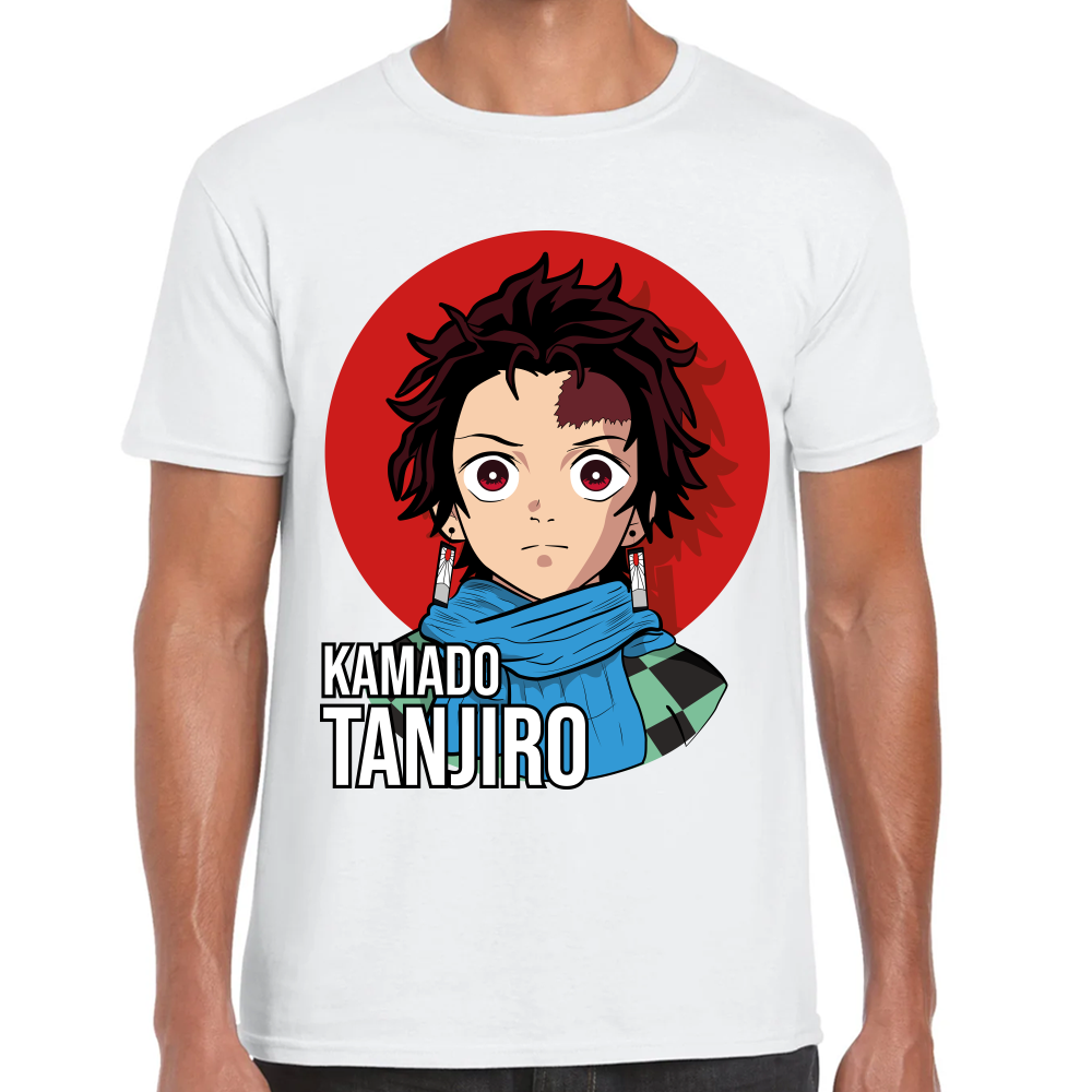 Playera Tanjiro Kamado Demon Slayer Algodón Premium #170