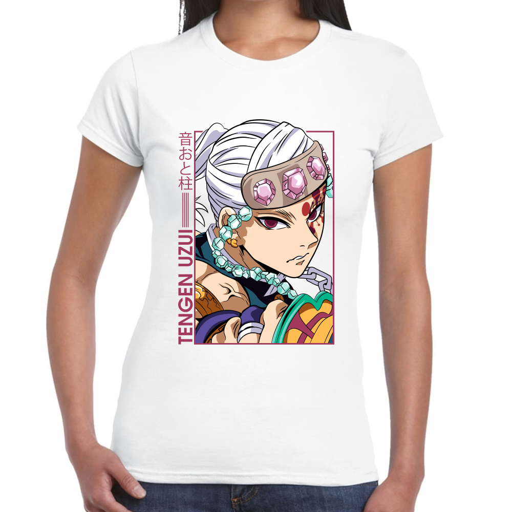 Playera Tengen Uzui Demon Slayer Algodón Premium #173 Imagen secundaria del producto