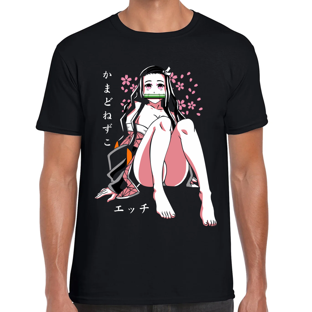 Playera Nezuko Demon Slayer Algodón Premium #175 Imagen principal del producto