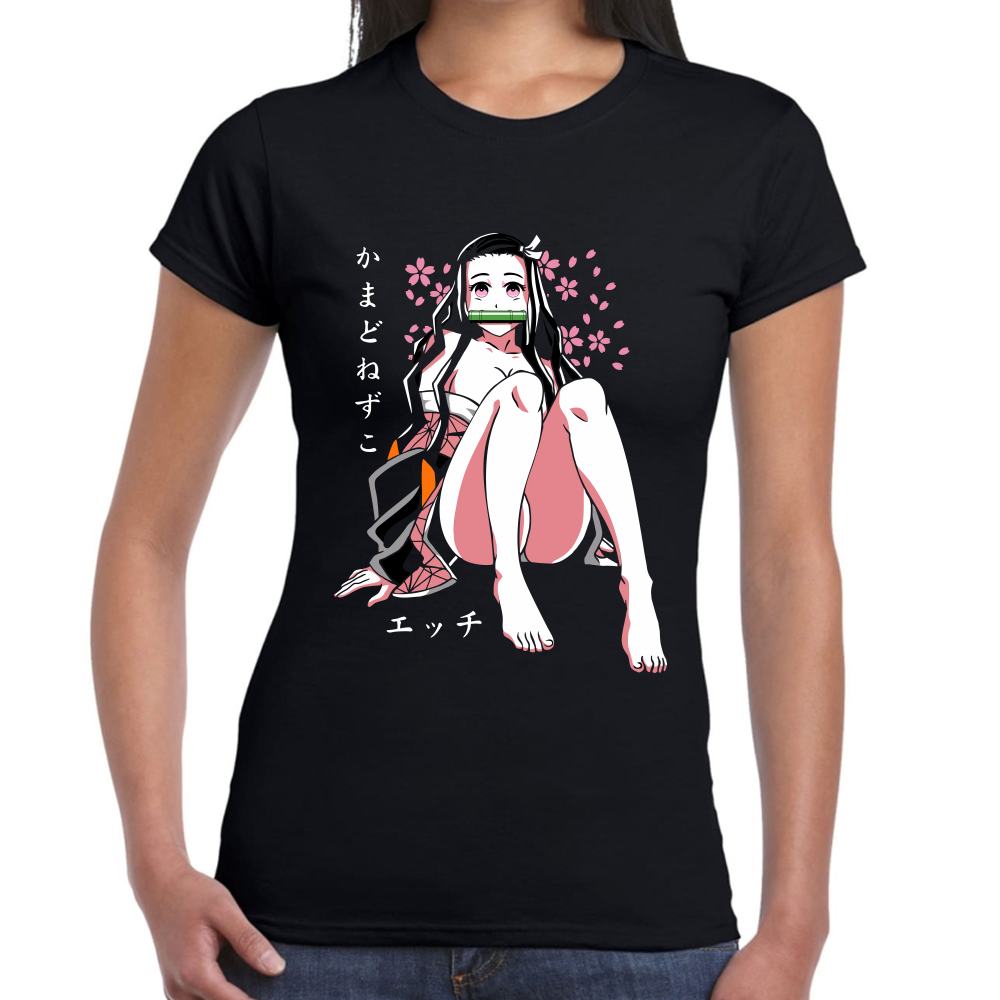 Playera Nezuko Demon Slayer Algodón Premium #175