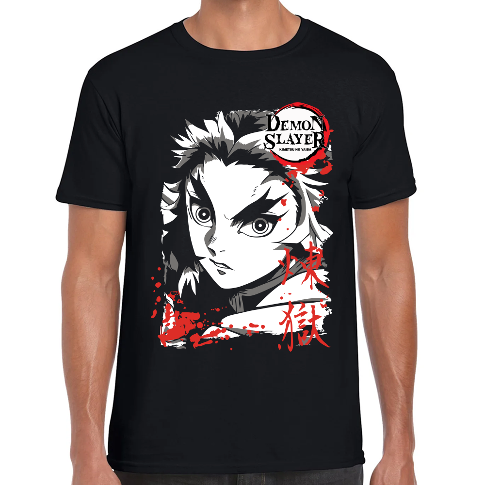 Playera Rengoku Demon Slayer Algodón Premium #176
