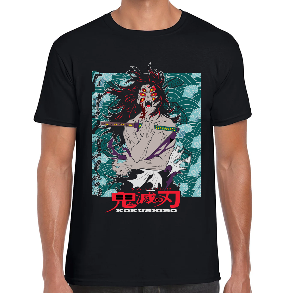 Playera Kokushibo Demon Slayer Algodón Premium #179