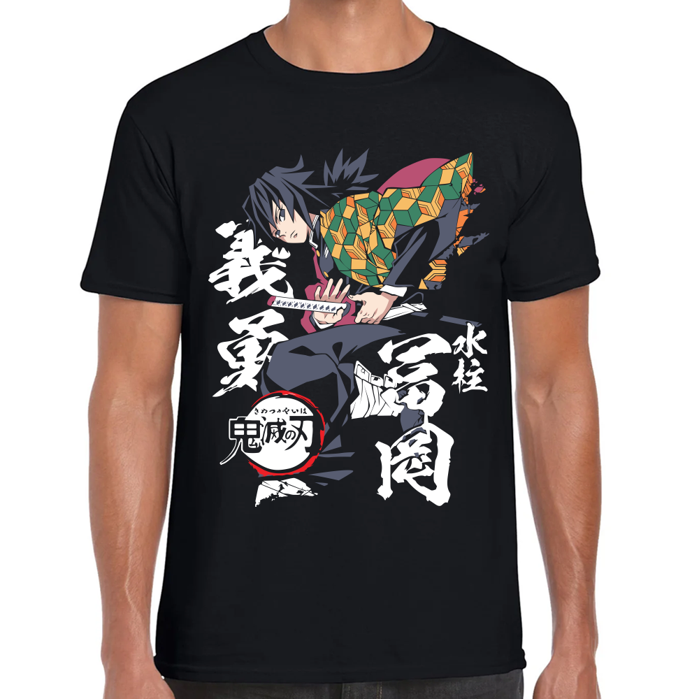 Playera Tomioka Demon Slayer Algodón Premium #184