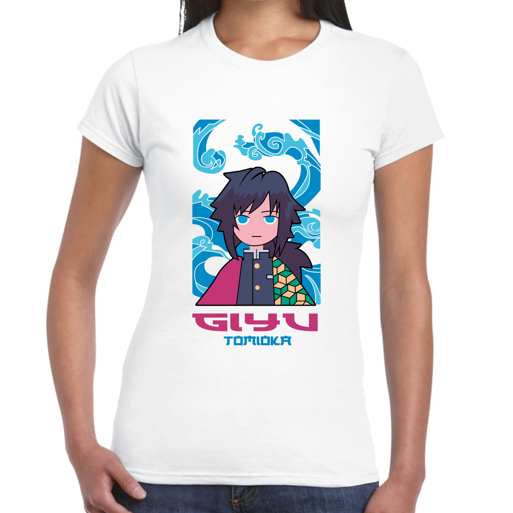 Playera Giyu Tomioka Demon Slayer Algodón Premium #185 Imagen secundaria del producto