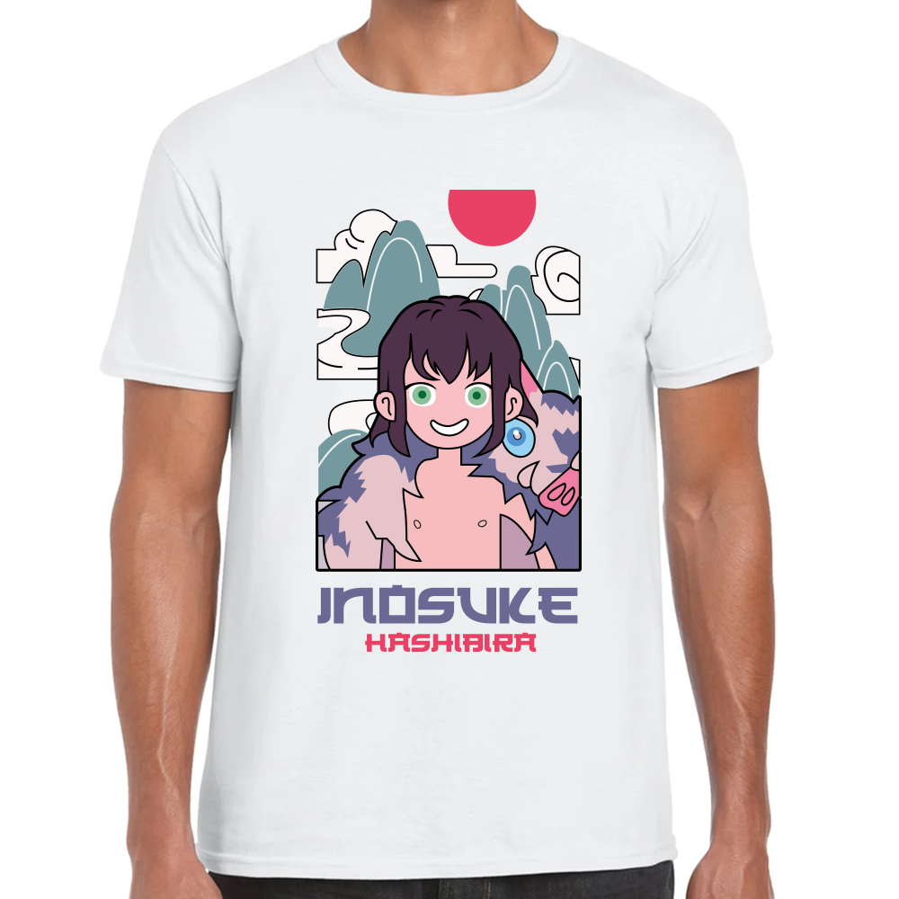 Playera Inosuke Hashibira Demon Slayer Algodón Premium #187