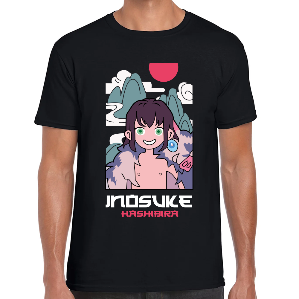 Playera Inosuke Hashibira Demon Slayer Algodón Premium #187