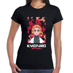 Playera Kyojuro Rengoku Demon Slayer Algodón Premium #189