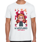 Playera Kyojuro Rengoku Demon Slayer Algodón Premium #189