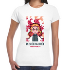 Playera Kyojuro Rengoku Demon Slayer Algodón Premium #189