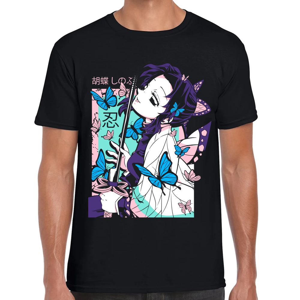 Playera Shinobu Kocho Demon Slayer Algodón Premium #248