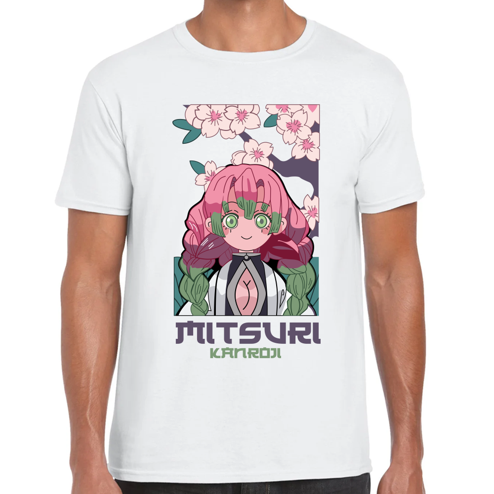 Playera Mitsuri Kanroji Demon Slayer Algodón Premium #251 Imagen principal del producto