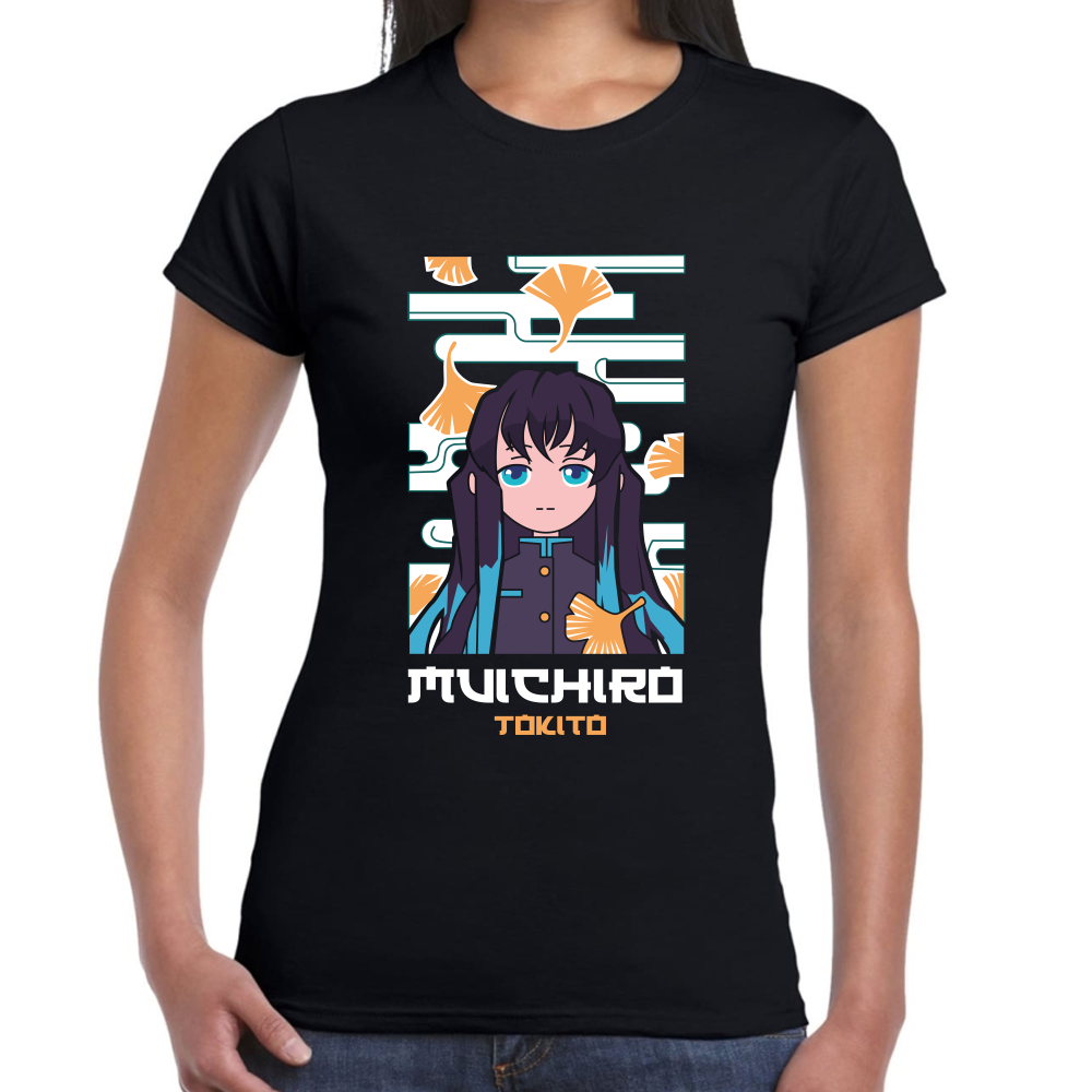 Playera Muichiro Tokito Demon Slayer Algodón Premium #253