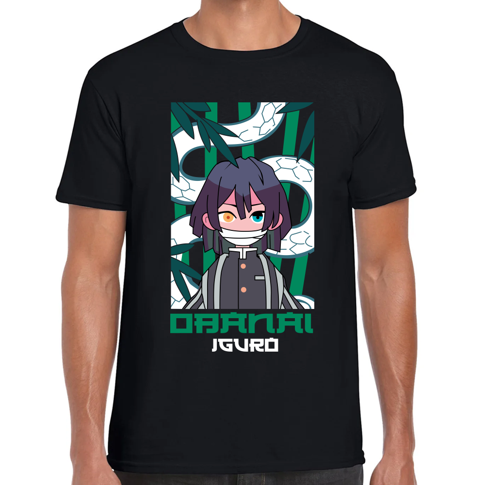 Playera Obanai Iguro Demon Slayer Algodón Premium #256 Imagen principal del producto