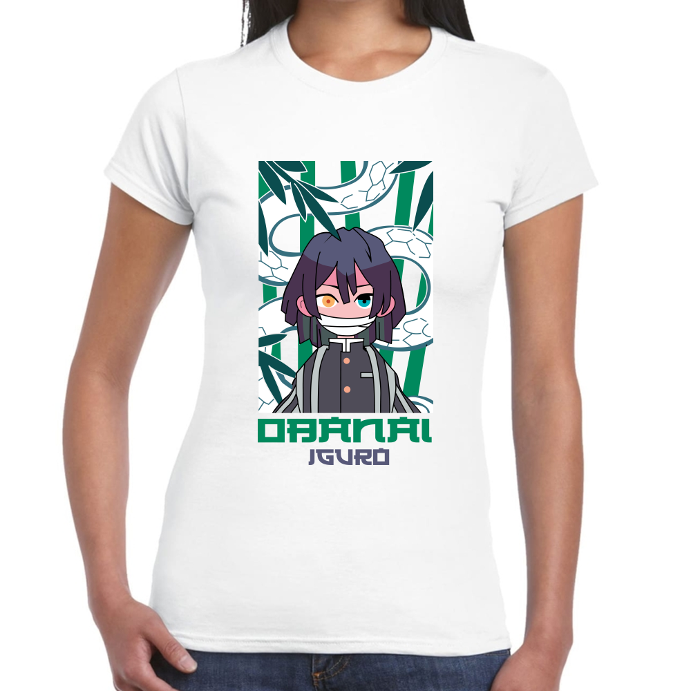 Playera Obanai Iguro Demon Slayer Algodón Premium #256