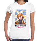 Playera Zenitsu Agatsuma Demon Slayer Blanco Premium #263