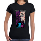 Playera Tanjiro Kamado Demon Slayer Negro Algodón Premium #264
