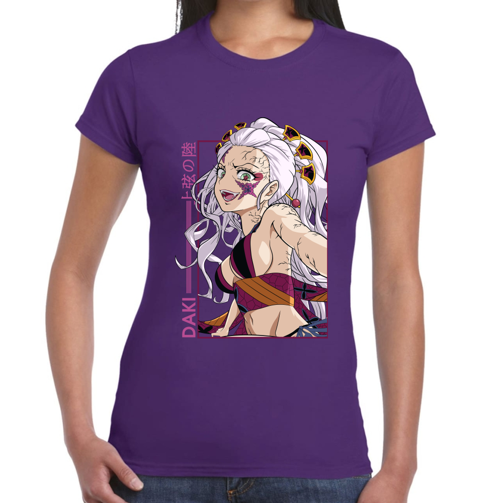 Playera Daki Demon Slayer Algodón Premium #266