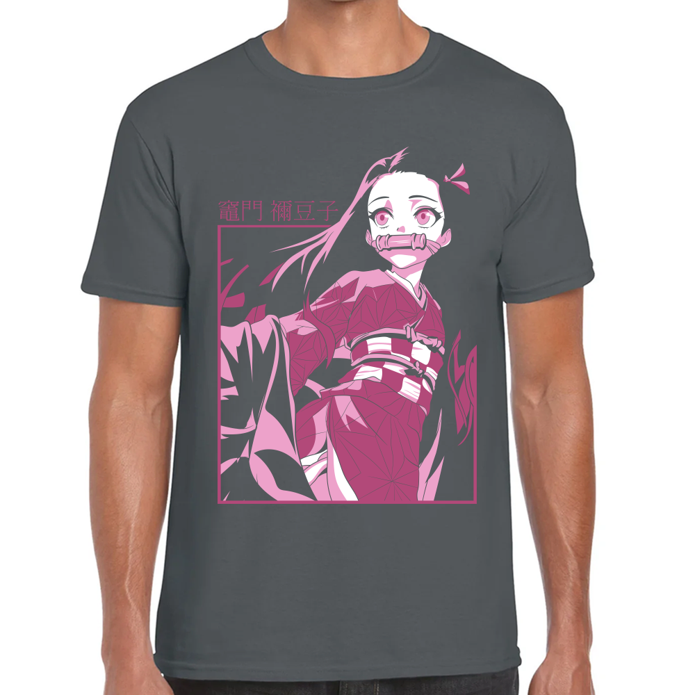 Playera Nezuko Demon Slayer Algodón Premium #267