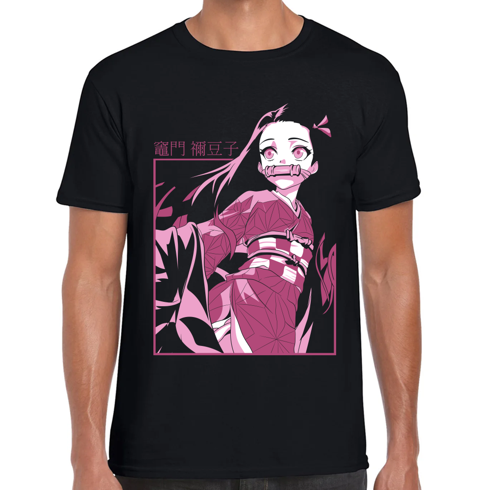 Playera Nezuko Demon Slayer Algodón Premium #267