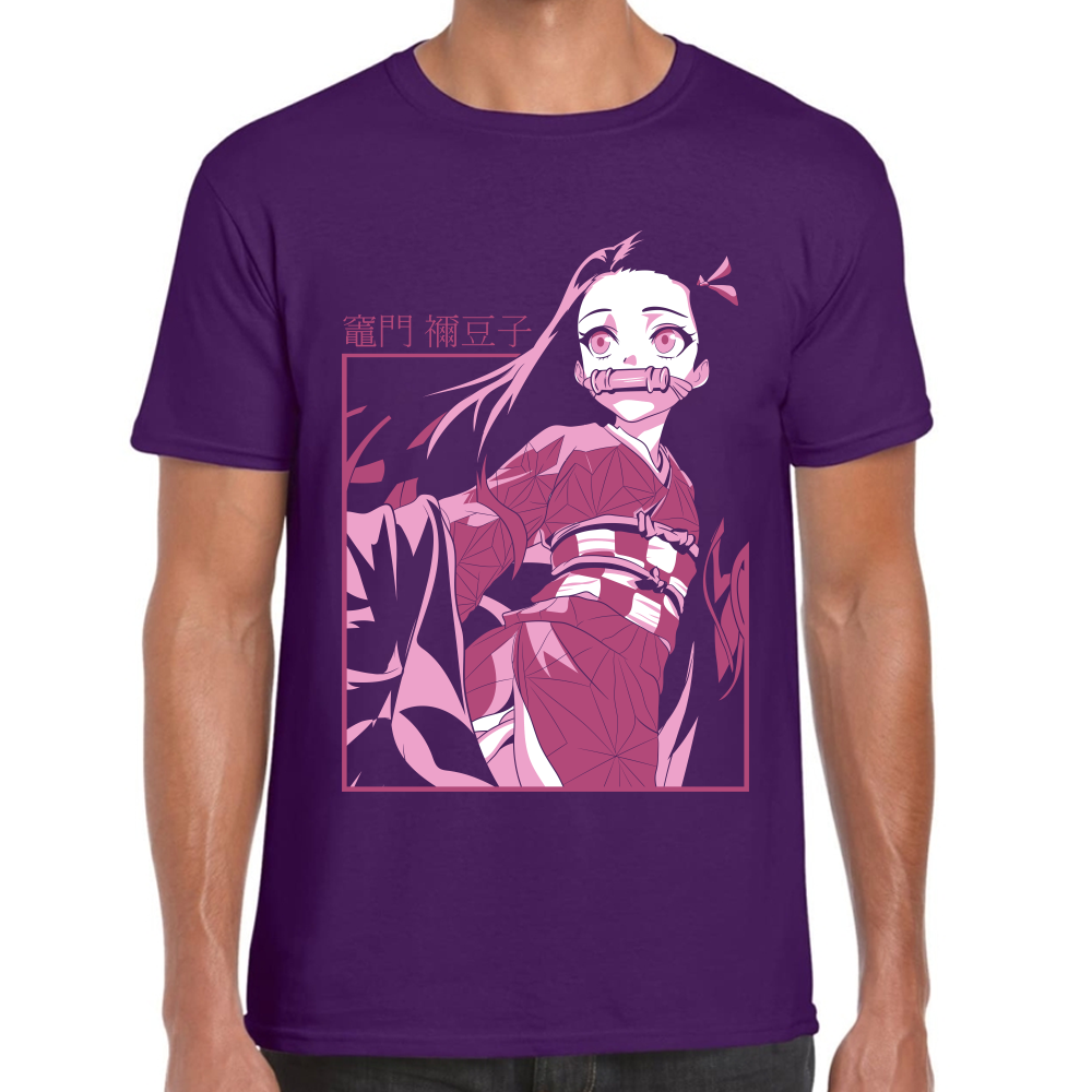 Playera Nezuko Demon Slayer Algodón Premium #267